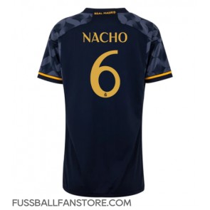 Real Madrid Nacho #6 Replik Auswärtstrikot Damen 2023-24 Kurzarm